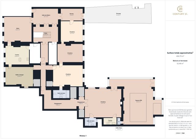 maison à vendre - 9 pièces - 450.0 m2 - JOUY AUX ARCHES - 57 - LORRAINE - Century 21 Atout Immobilier