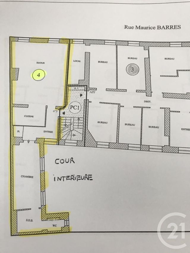 Appartement à louer - 2 pièces - 65.15 m2 - METZ - 57 - LORRAINE - Century 21 Atout Immobilier